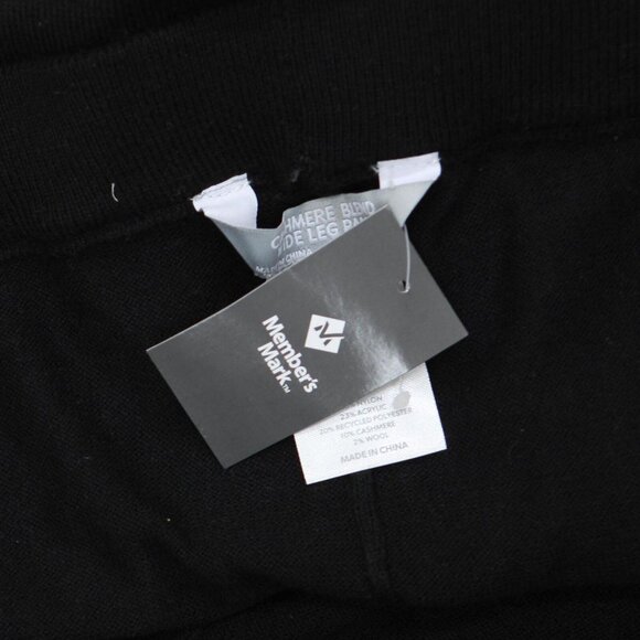 NWT Member's Mark Womens Cashmere Blend Pants 5C1511 M Black - Picture 7 of 8